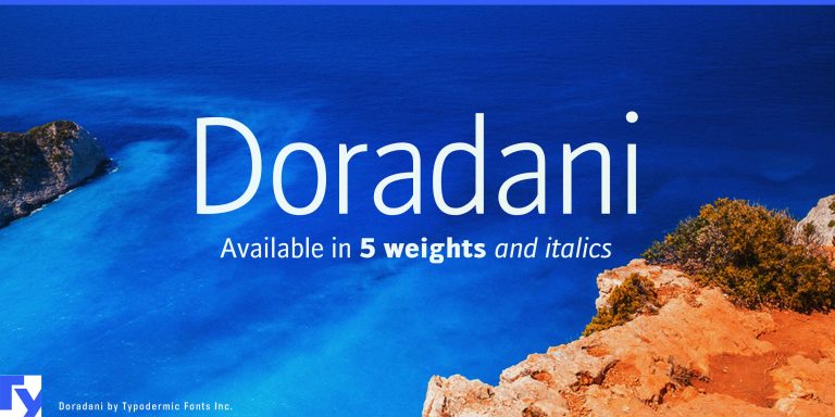 Distinctive and Impactful: Experience the Unique Design of Doradani Typeface