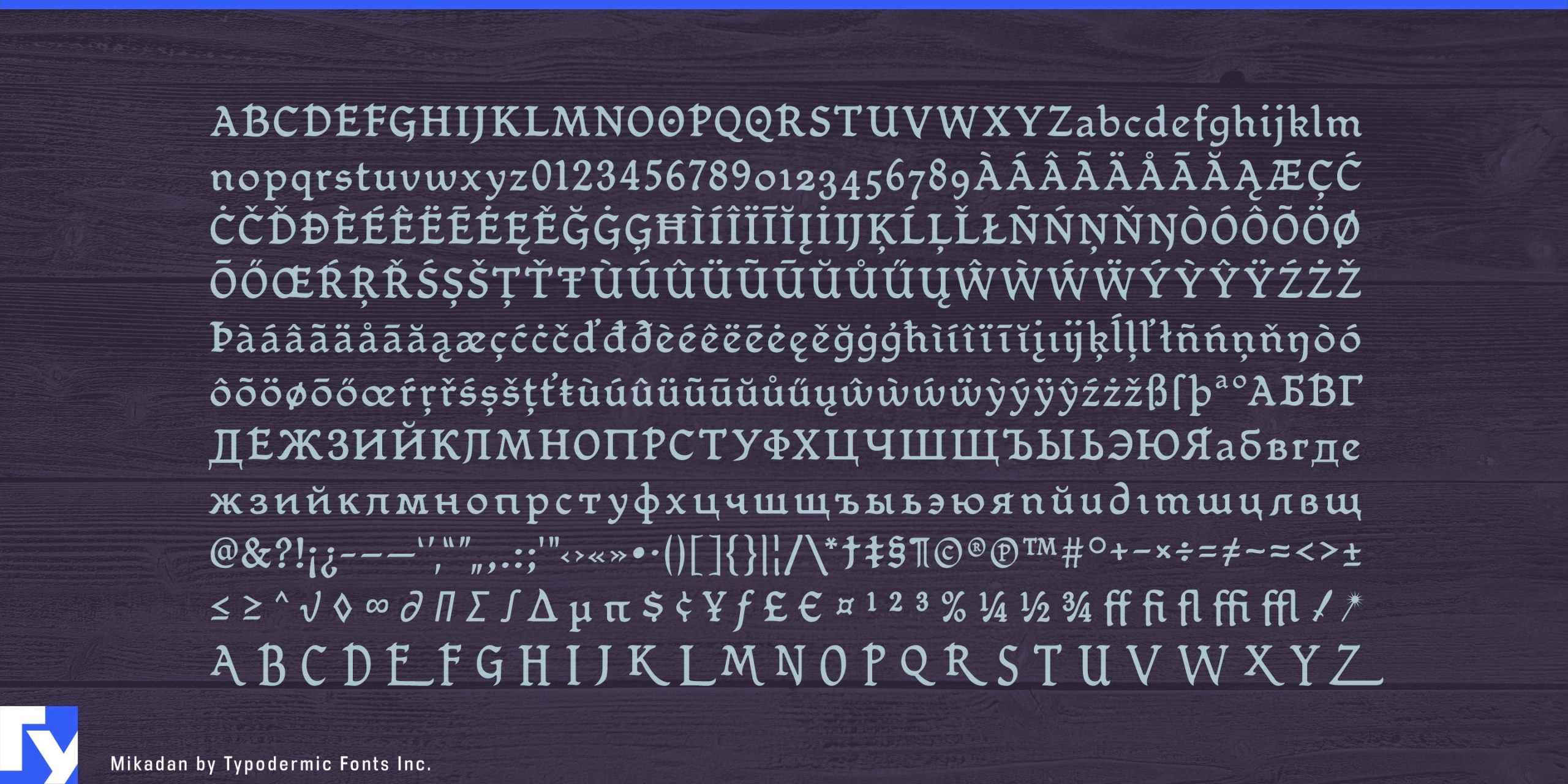 Mikadan Typeface: A Tale of Splendor and Medieval Beauty