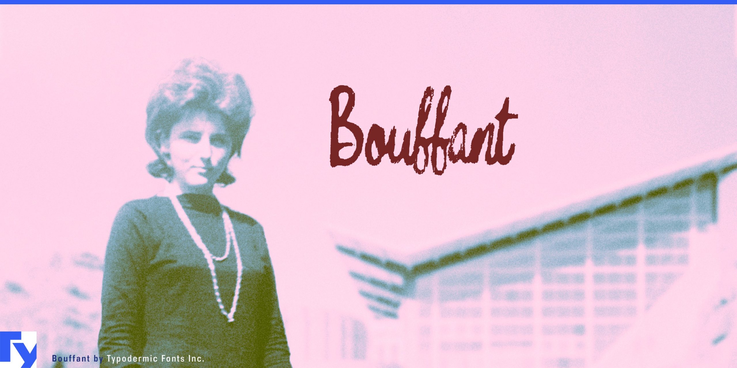 Script Style with a Twist: Bouffant Typeface Shines