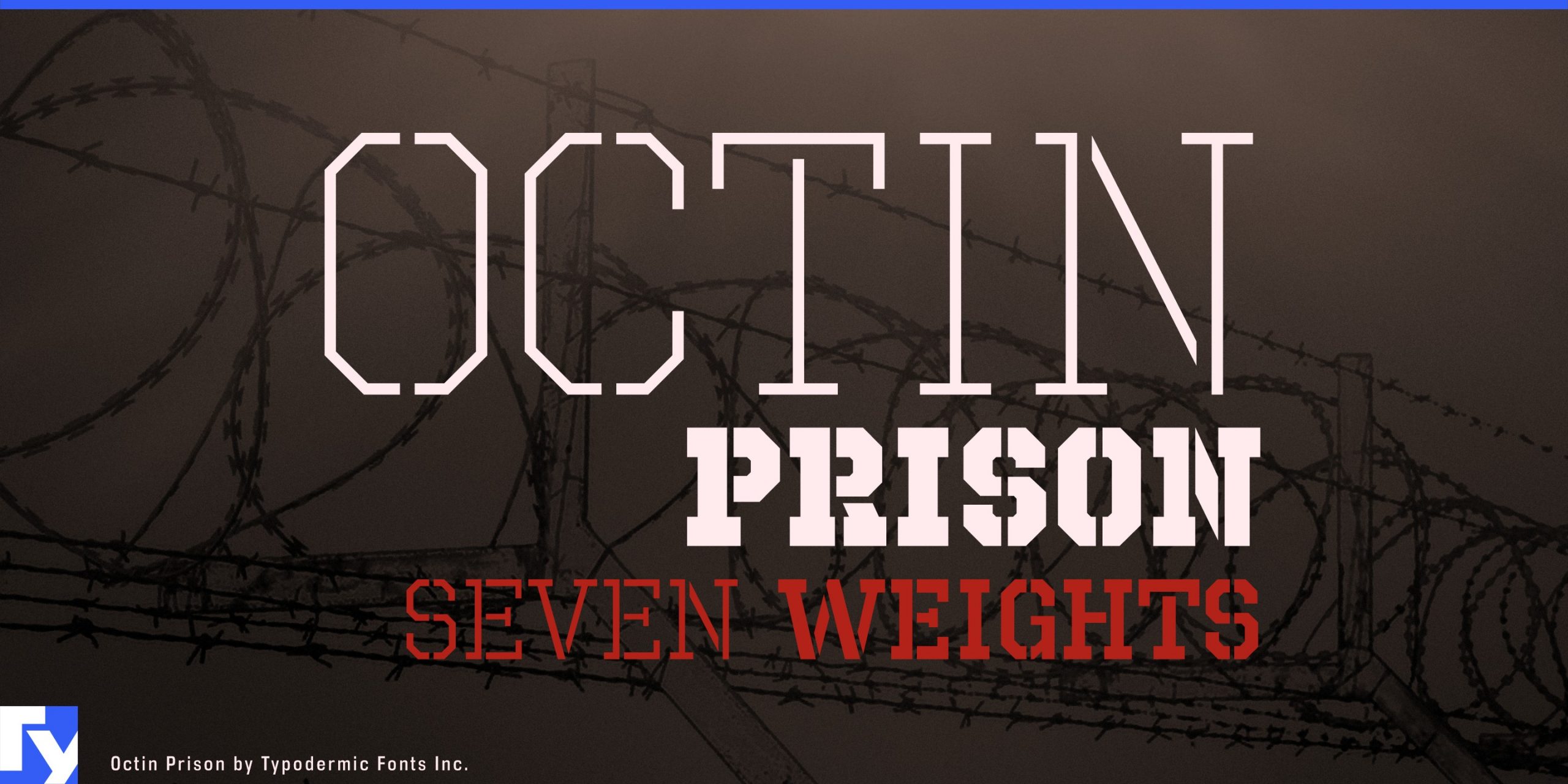 No-Nonsense Aesthetic: Octin Prison Typeface for Police Departments