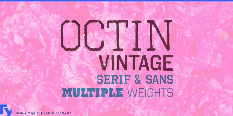 Versatility and Ease of Use: Octin Vintage Typeface in Focus