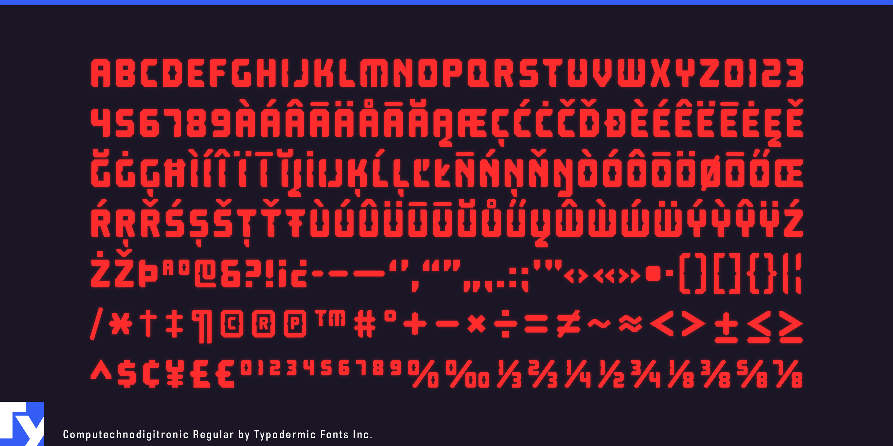 Unleash Futuristic Vibes with Computechnodigitronic Typeface