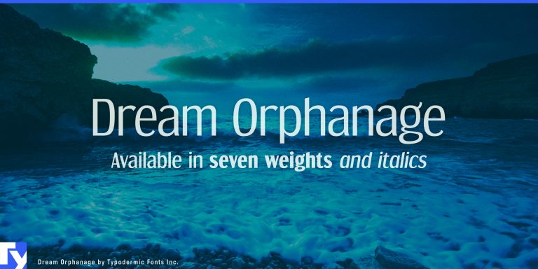Dream Orphanage font, bringing warmth to design projects