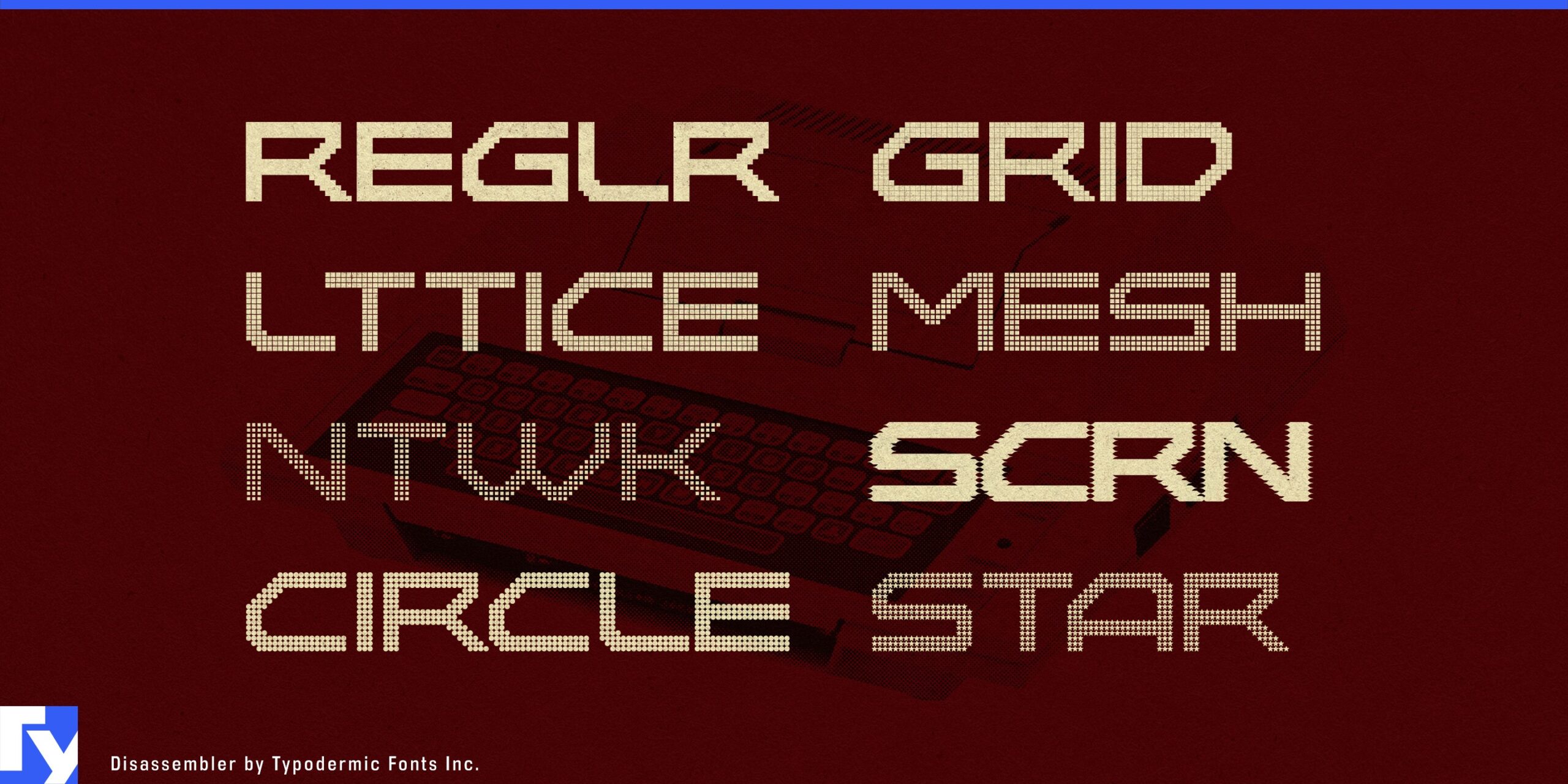 Low-Resolution Voice: Embrace the Nostalgia with Disassembler Typeface