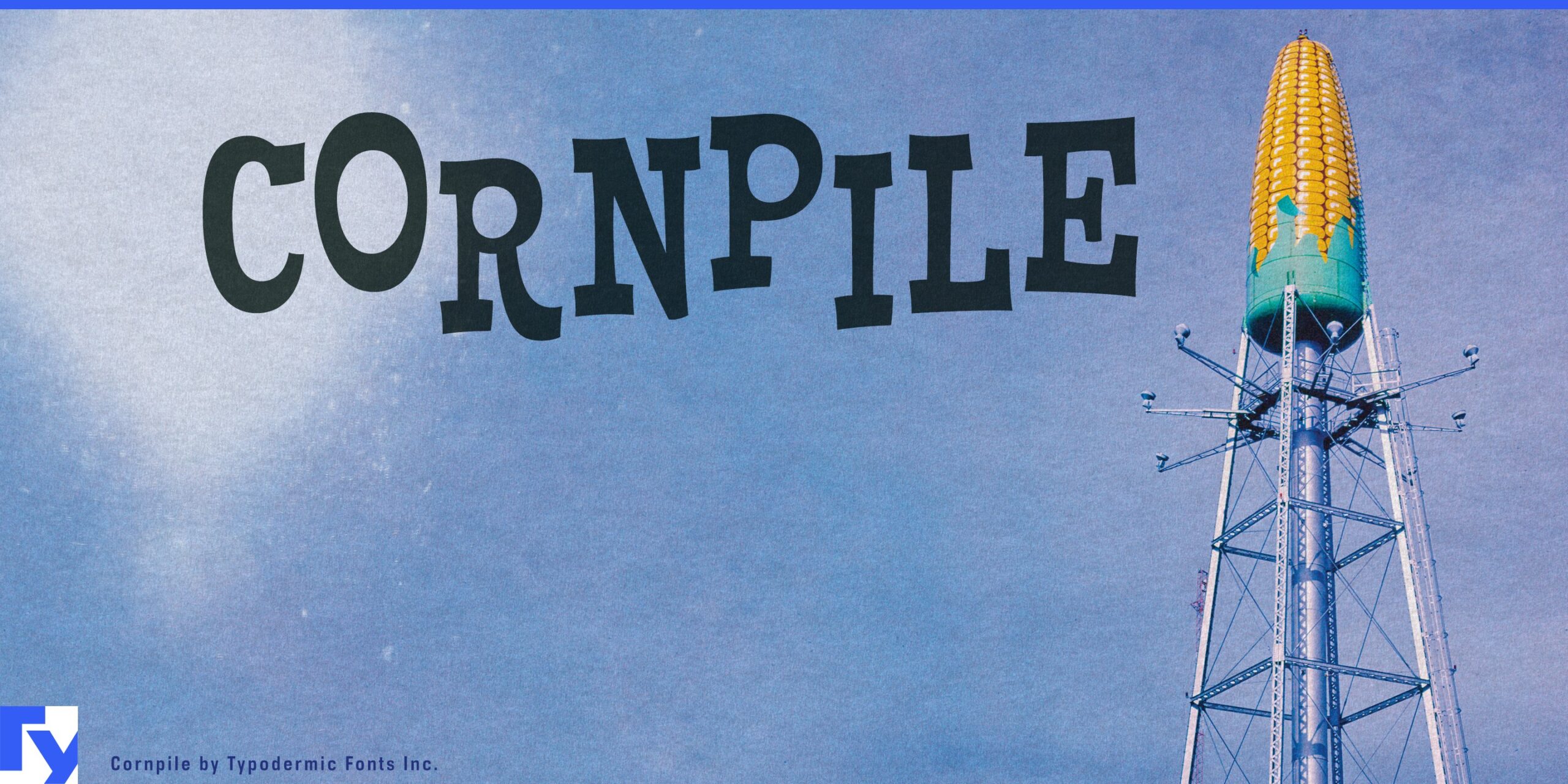 Make Your Text Pop like Popcorn with the Cornpile Typeface