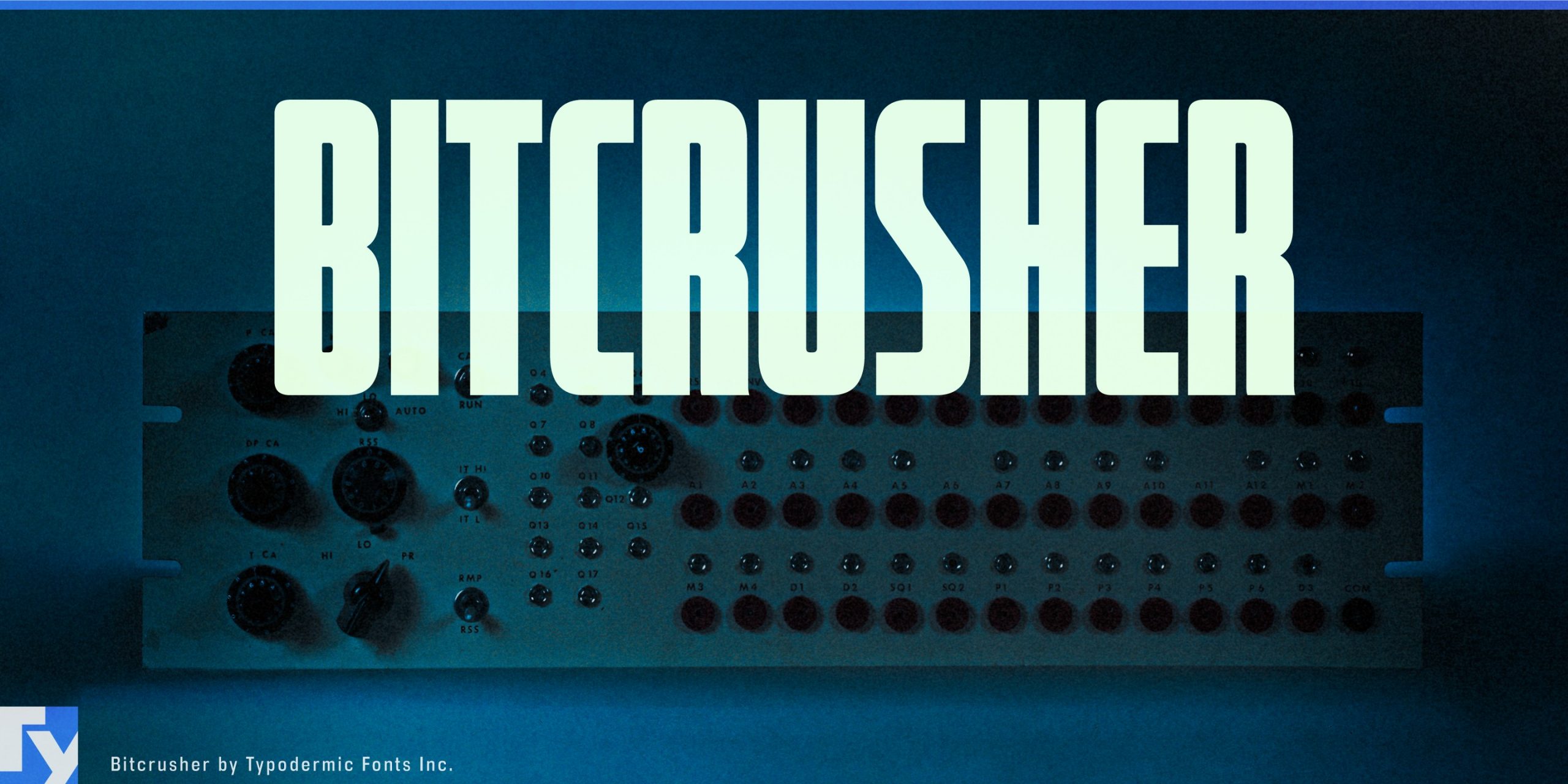 Futuristic Precision: Explore the Uniqueness of Bitcrusher Typeface