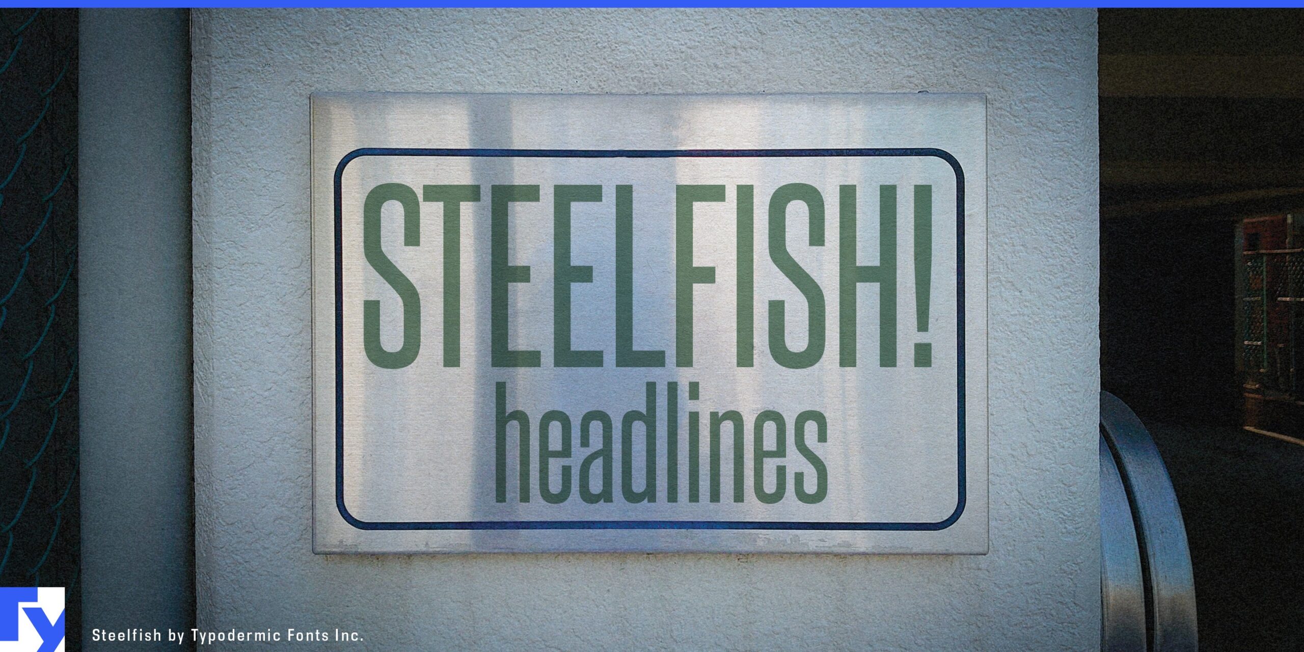Let Steelfish be your go-to typeface for projects that require efficiency and style.
