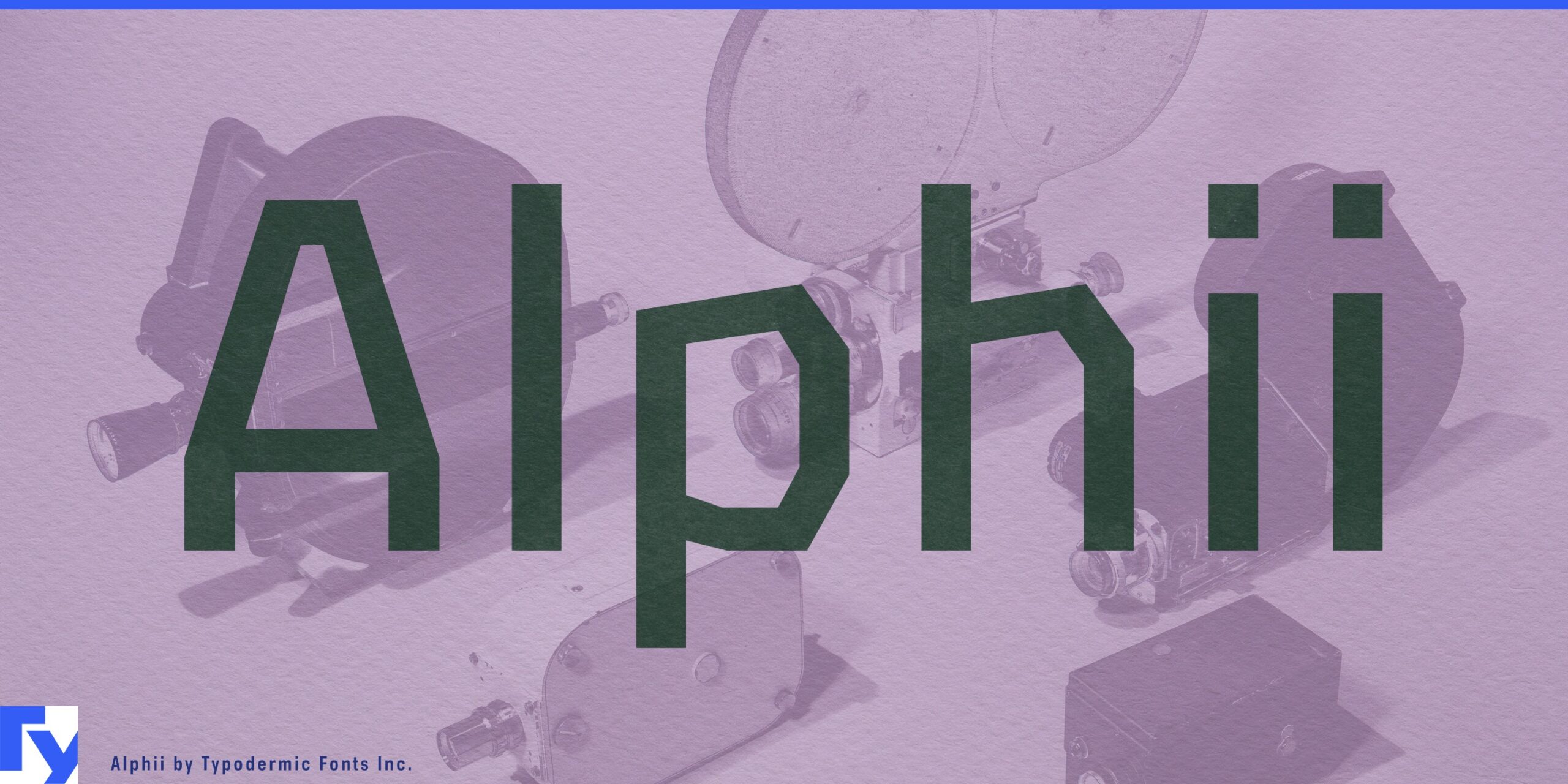 Alphii Typeface: Embrace the Beauty of Clean, Straight Lines