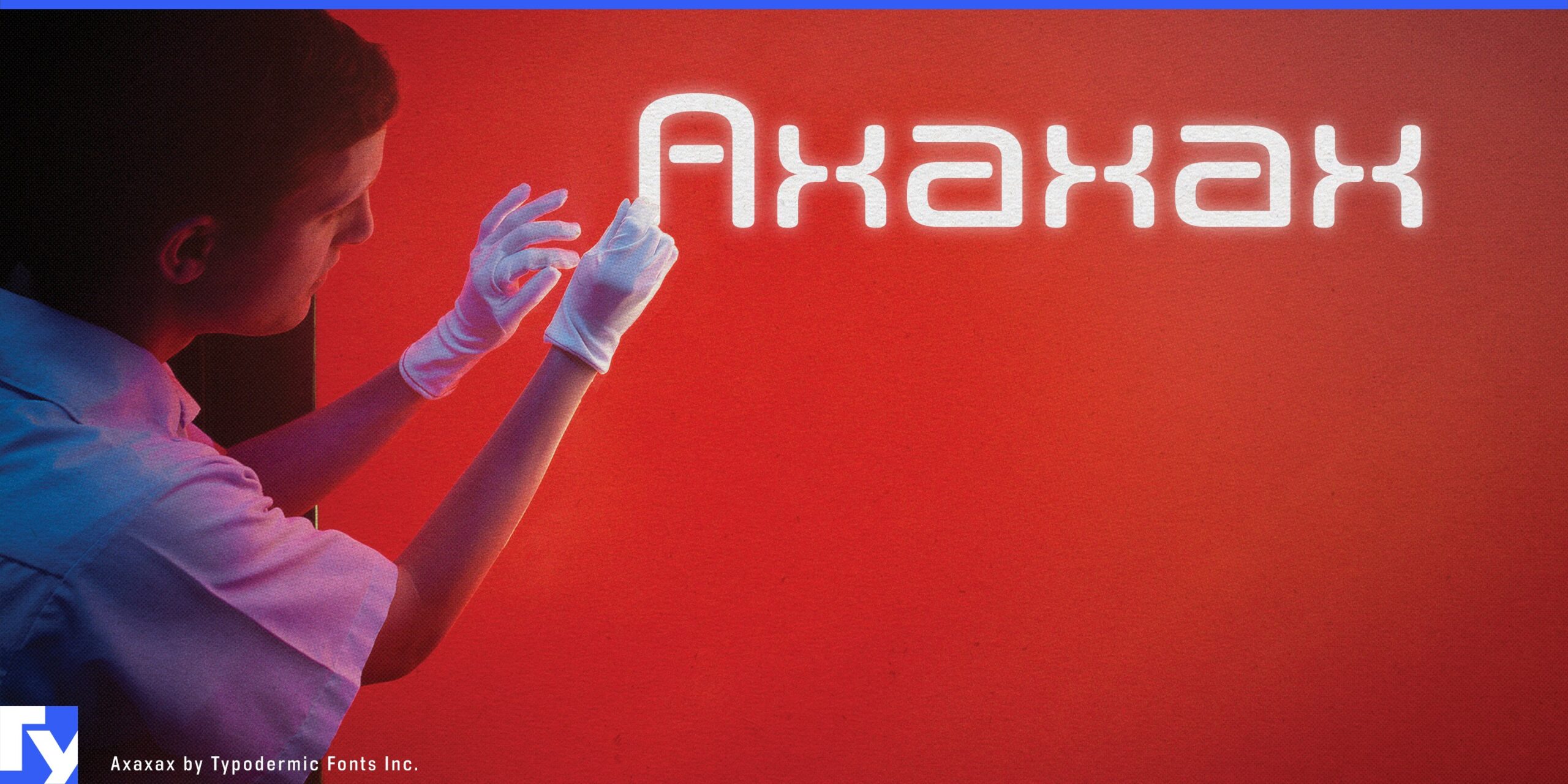 Step into the Future with Axaxax Typeface's Stark and Precise Design