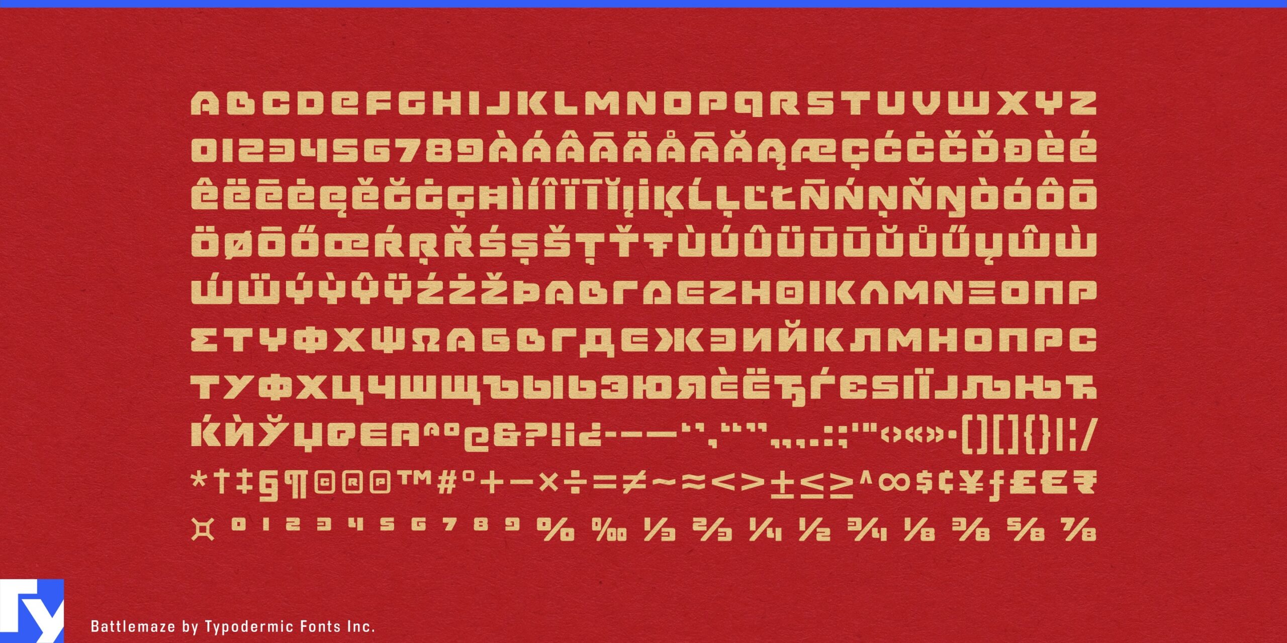 Battlemaze Typeface: Where Japanese Industrial Design Meets the Future