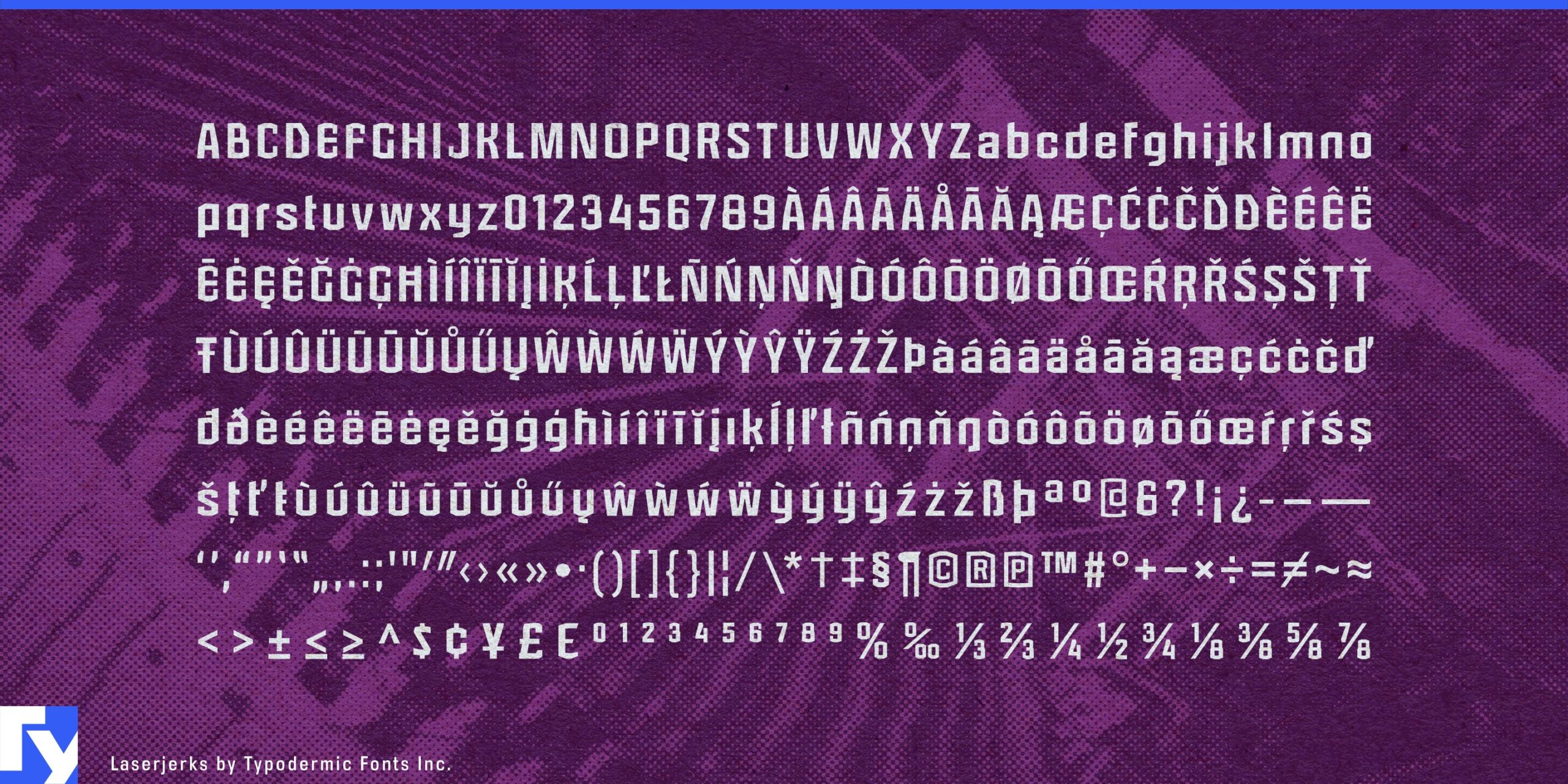 Compressed Alien Alphabets: Laserjerks Typeface Makes a Statement