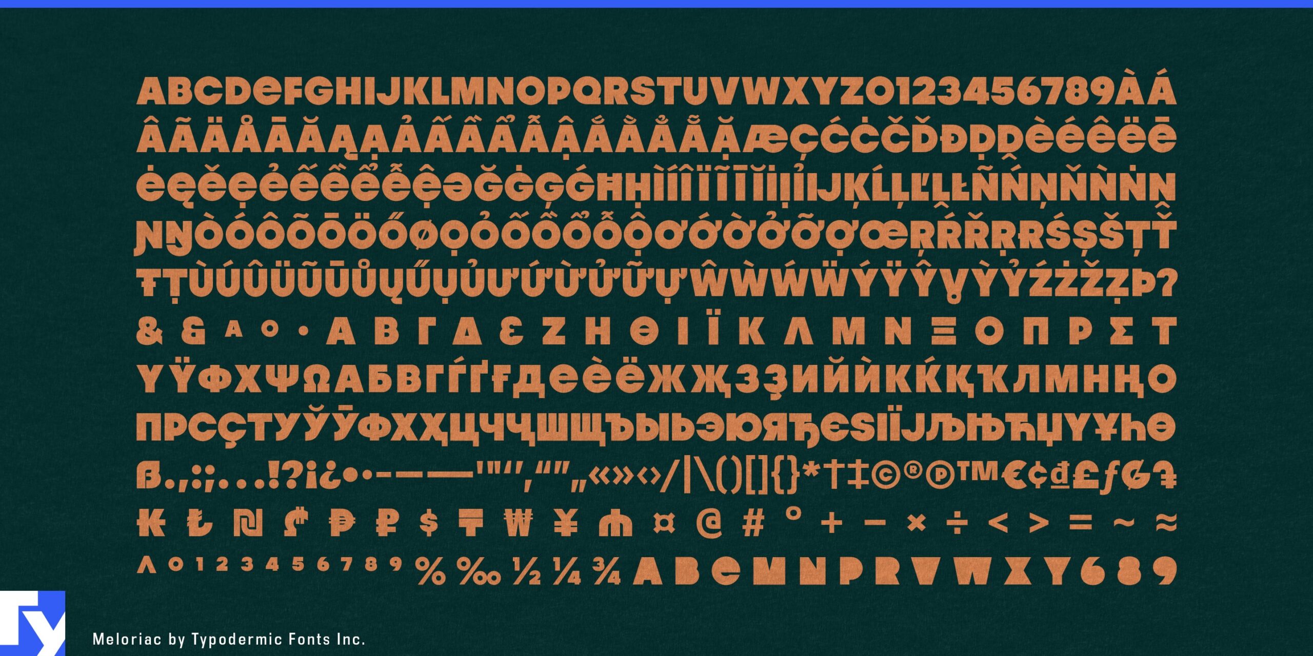Meloriac Typeface: Unleash the Strength of Extra-Heavy Typography