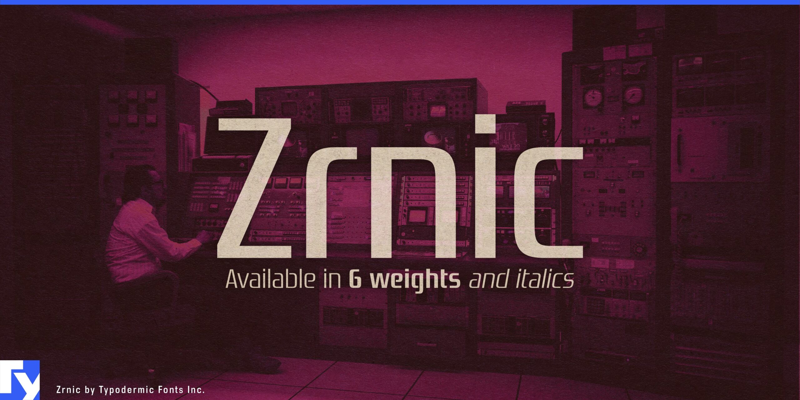 Conveying High-Tech Excellence: Zrnic Typeface at Your Service