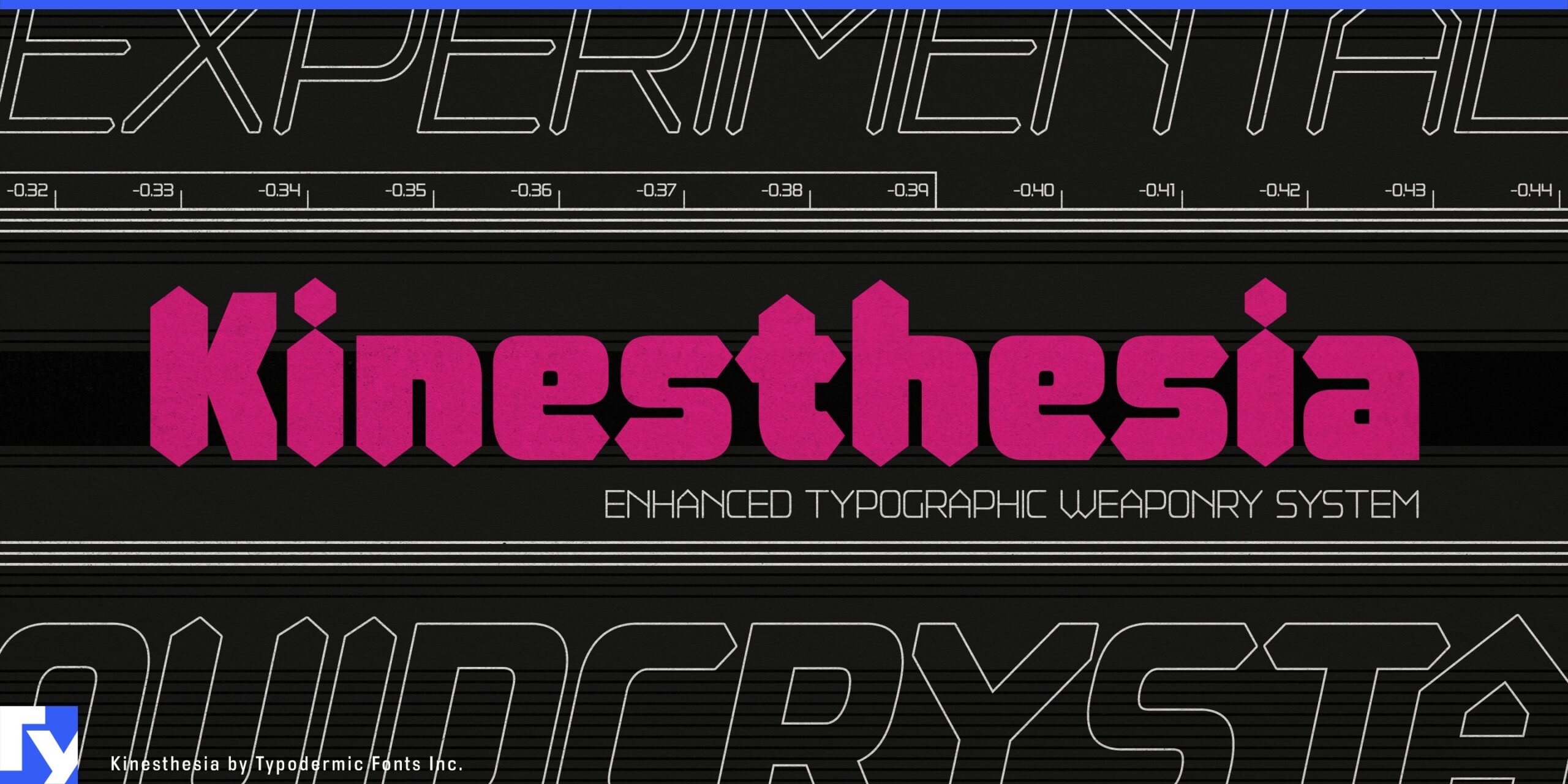 Technical Tone: Kinesthesia Typeface for Cutting-Edge Designs