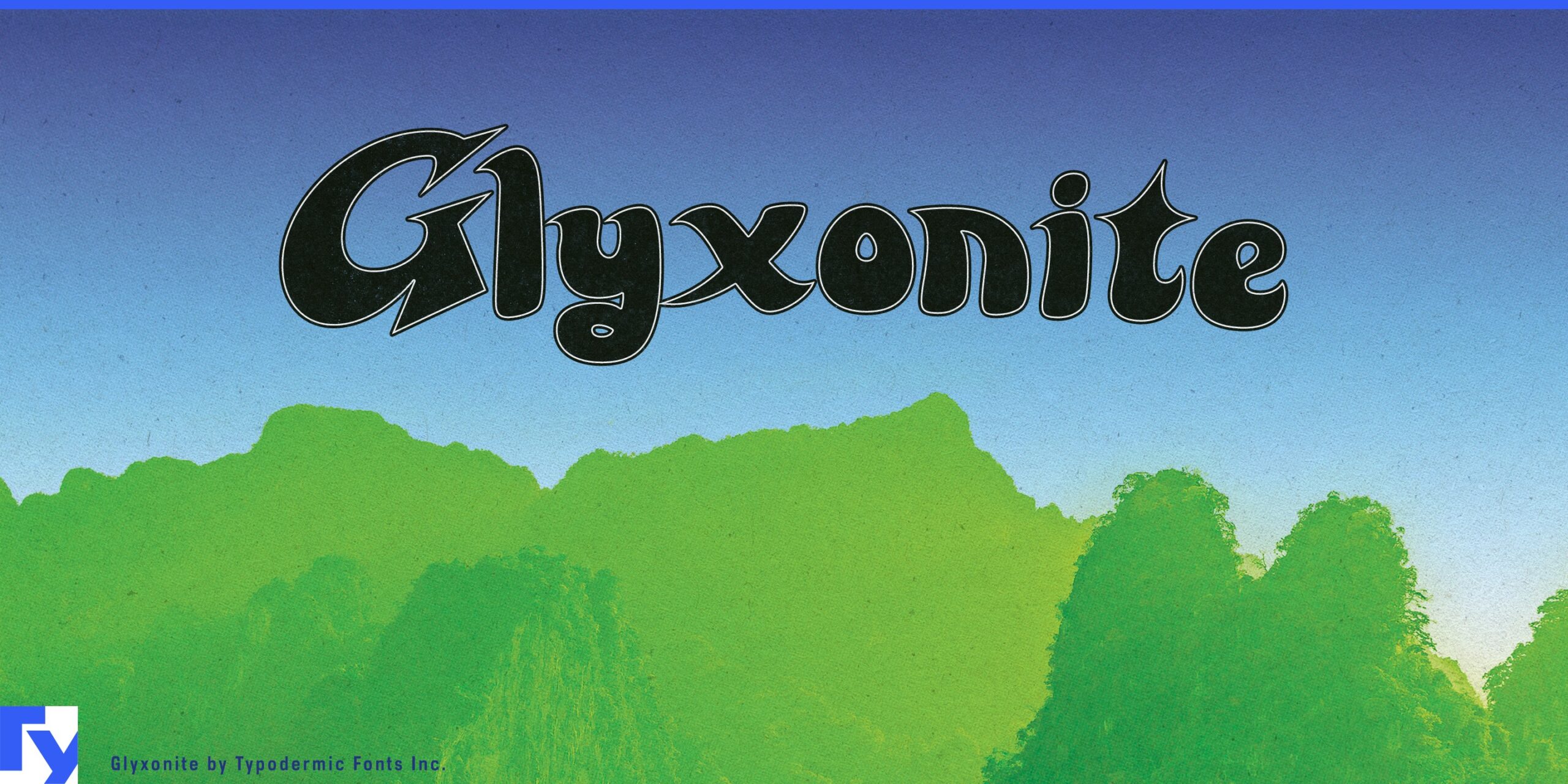 Cosmic Journey in Words: Create Your Universe with Glyxonite Typeface