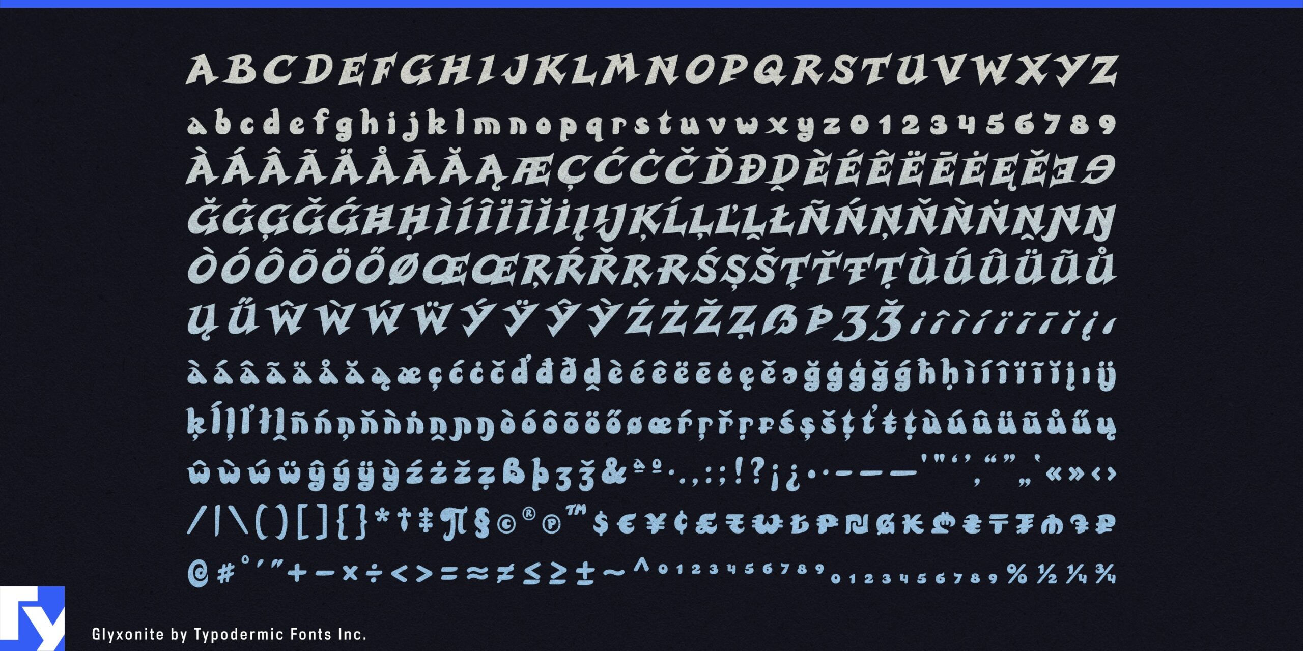 Bold and Gritty: Unleash the Power of Glyxonite Typeface