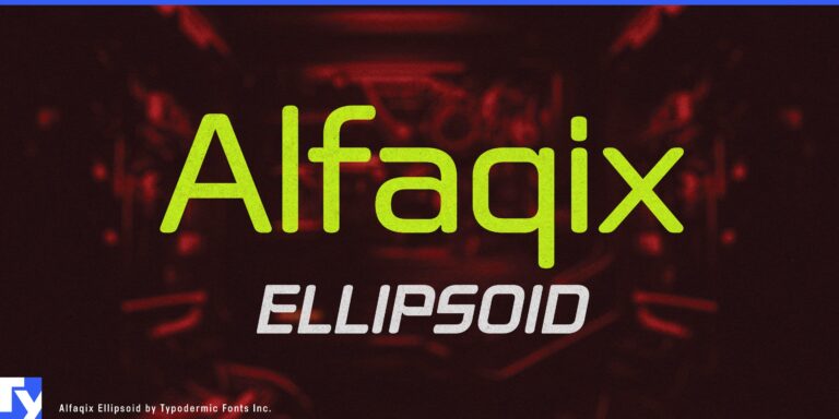 Type design of tomorrow with Alfaqix Ellipsoid